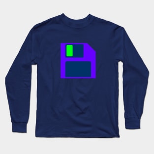 1.44 MB FLOPPY DISK VIOLET Long Sleeve T-Shirt